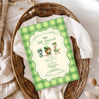 Safari Animlas Lucky Little Shamrock Baby Shower