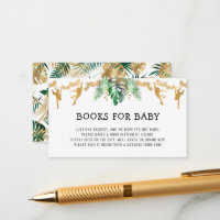 Safari Baby Shower Book Request