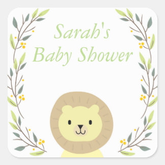 Safari Baby Shower Favour Stickers