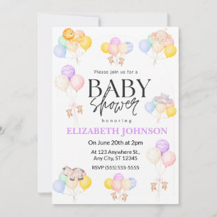 Safari Baby Shower Invitation