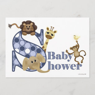Safari Baby Shower Invitation