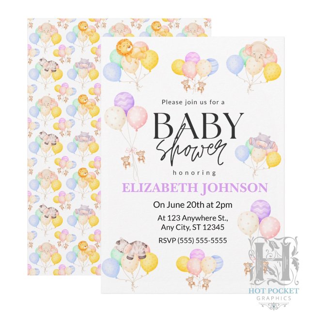 Safari Baby Shower Invitation (Creator Uploaded)