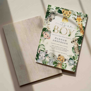 Safari Baby Shower Invitation