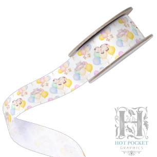 Safari Baby Shower Satin Ribbon
