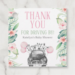 Safari Baby Shower Thank You Favour Tags