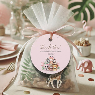 Safari Baby Shower Thank You Tag