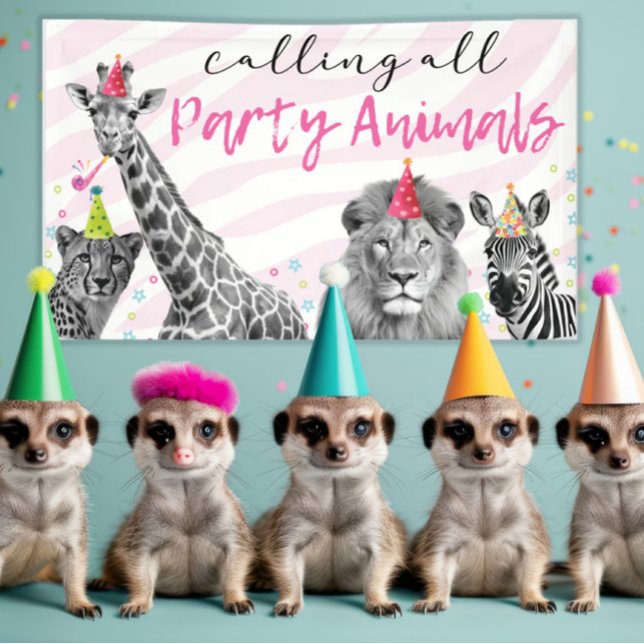 Safari Birthday Calling all animals  Banner (Creator Uploaded)