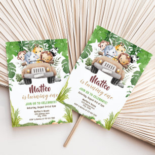 Safari Birthday Invitation