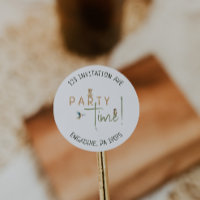 Safari Birthday Return Address Envelope Seals