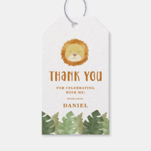 Safari Birthday Thank You Gift Tag