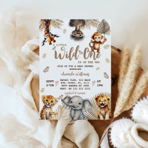 Safari Boho Baby Shower Invitation