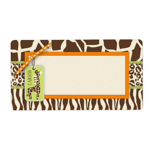Safari Boy OR Name Tag (Front)