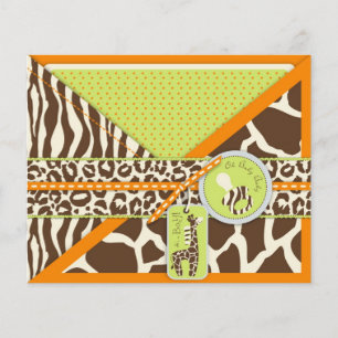 Safari Boy Orange Advice Card