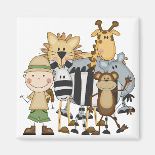 Safari Boy Tshirts and Gifts Magnet