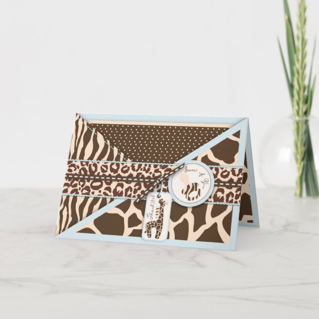 Safari Boy TY Card (Front)