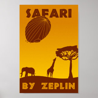 Safari: By Zeplin! Poster