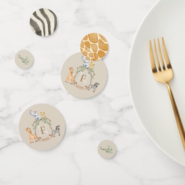 Safari Crest Confetti (Group)