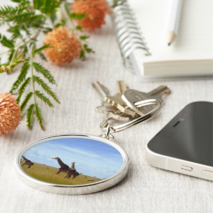Safari Dining: Nairobi Park Home Kitchen Accessori Key Ring