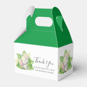 Safari Elephant Favor Box