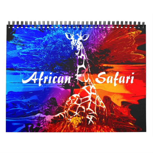 Safari Giraffe Dream  Calendar (Cover)