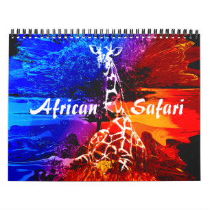 Safari Giraffe Dream Calendar