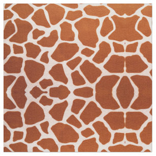 Safari Giraffe Pattern Fabric
