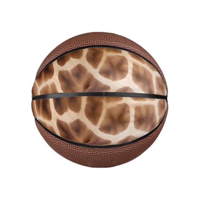 Safari Giraffe Print Mini Basketball (Front)