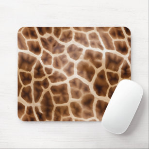 Safari Giraffe Print Mouse Pad