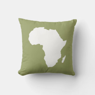 Safari Green Audacious Africa Cushion