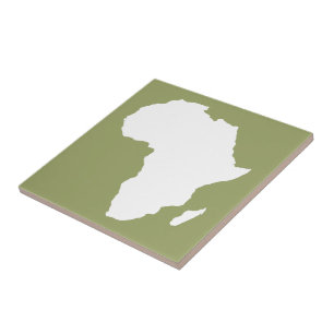 Safari Green Audacious Africa Tile