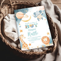 Safari Houston We Have A Boy Diapper Raffle