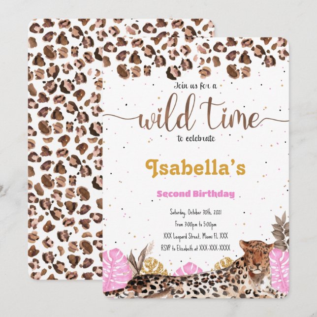 Safari Invitation (Front/Back)