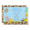 Safari Jungle Animals Baby Shower Invitations Boys