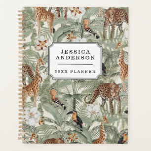 Safari Jungle Animals Planner