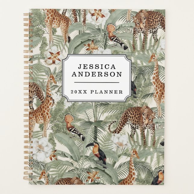 Safari | Jungle Animals Planner (Front)