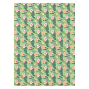 Safari Leaves And Flowers Tablecloth