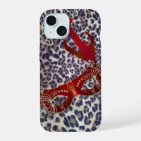 Safari Leopard Print Venice masquerade Mask