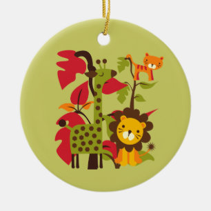 Safari Life Ceramic Tree Decoration