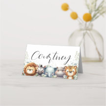 Safari Name Place Card