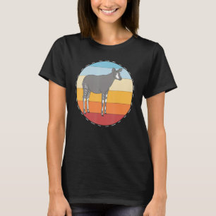 Safari Okapi Zoo Animal Retro Africa Okapi T-Shirt