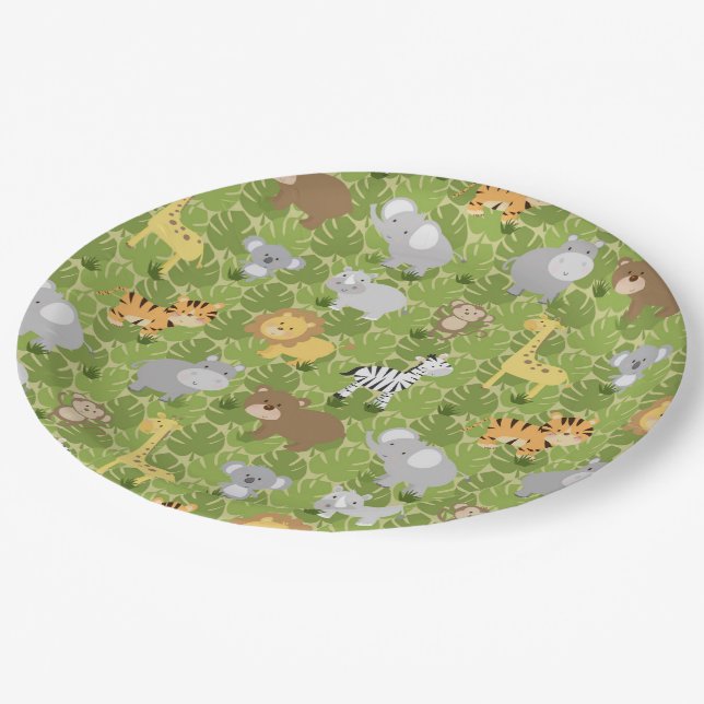 Safari Paper Plate (Angled)