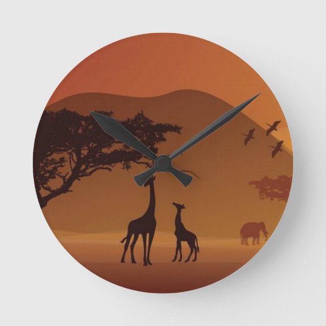 Safari park round clock (Front)