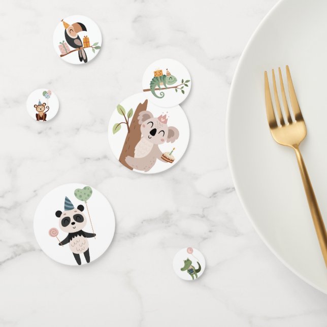Safari Party Animal collection 2, table Confetti (Group)