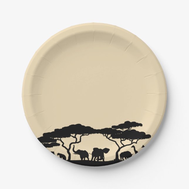 Safari Party Plates (Front)