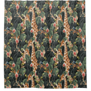 Safari Pattern Shower Curtain