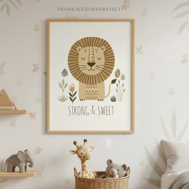 Safari Portraits Lion Ivory ID1264 Poster (Creator Uploaded)