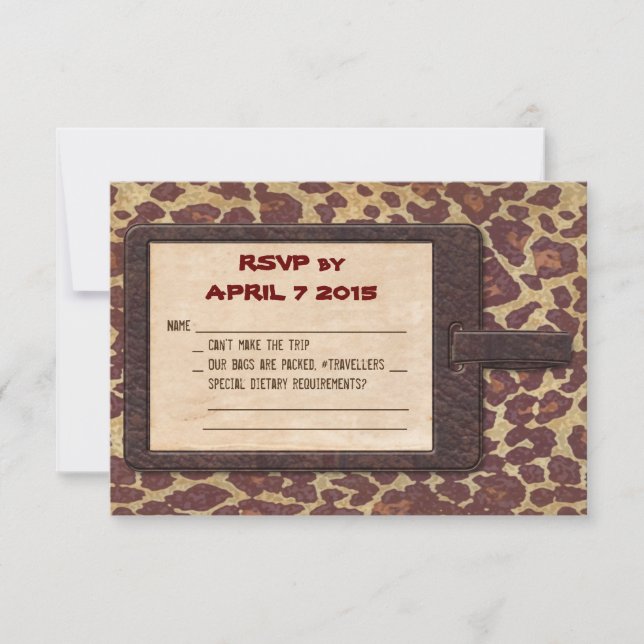 Safari RSVP Card (Front)