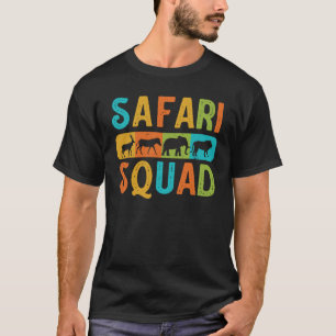 Safari Squad African Animal Family Vacation Trip T-Shirt