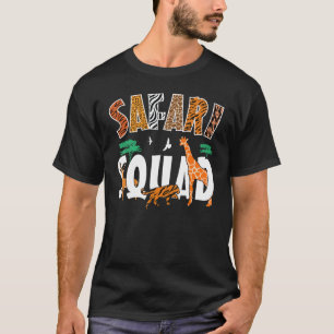 Safari Squad Animals Zoo Lovers African Animal T-Shirt