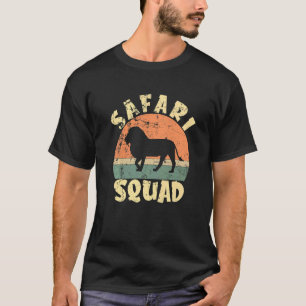Safari Squad Wild Animal Jungle Africa Zoo Animal T-Shirt